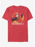 Disney Pixar The Incredibles Retro Masked Hero T-Shirt, RED HTR, hi-res