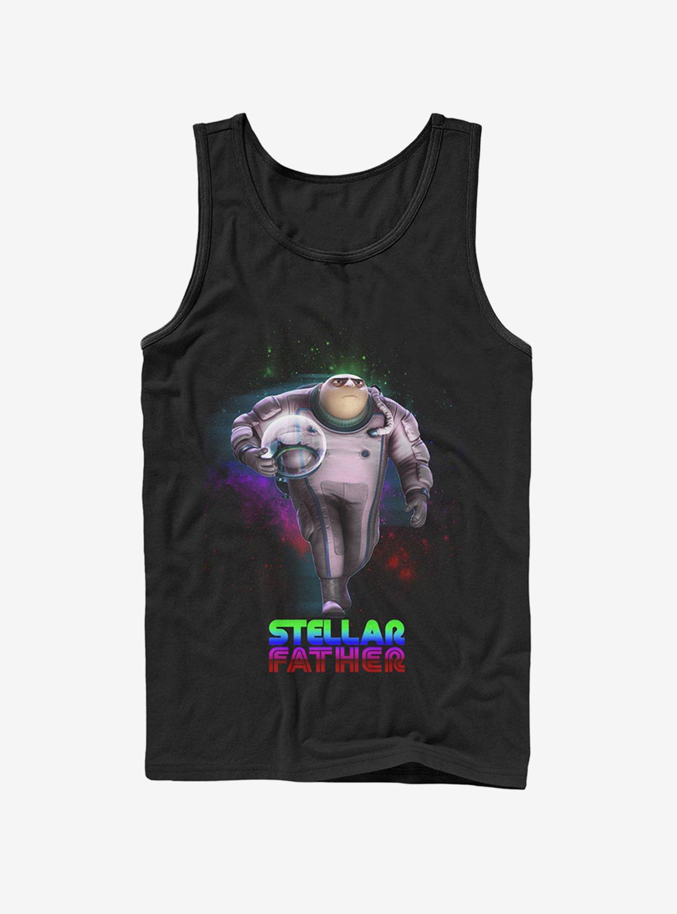 Minion Gru Stellar Father Tank Top, , hi-res