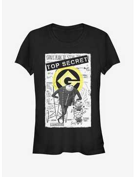 Minion Top Secret Girls T-Shirt, , hi-res