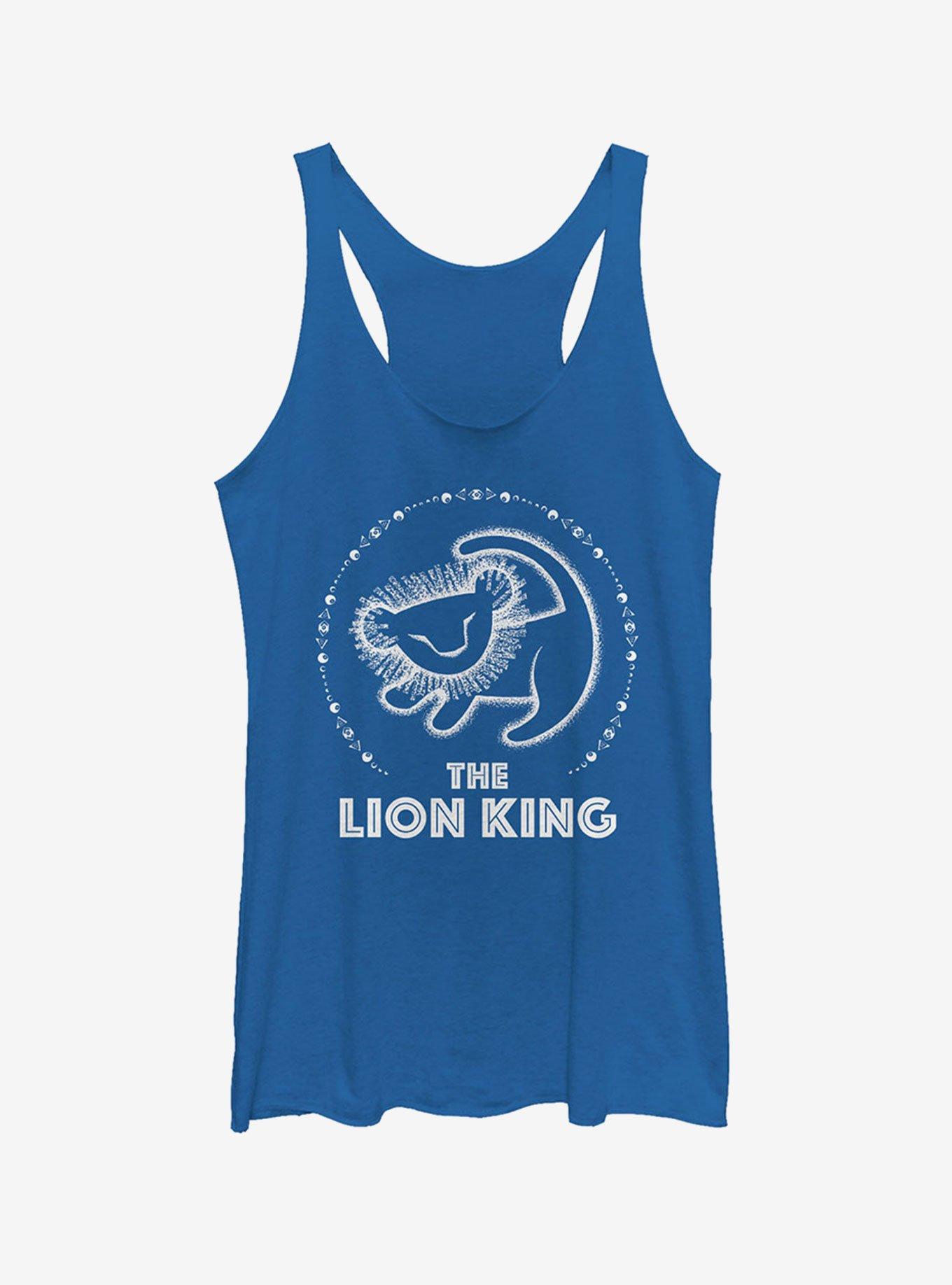 Disney Lion King Simba Painting Circle Girls Tank Top, ROY HTR, hi-res