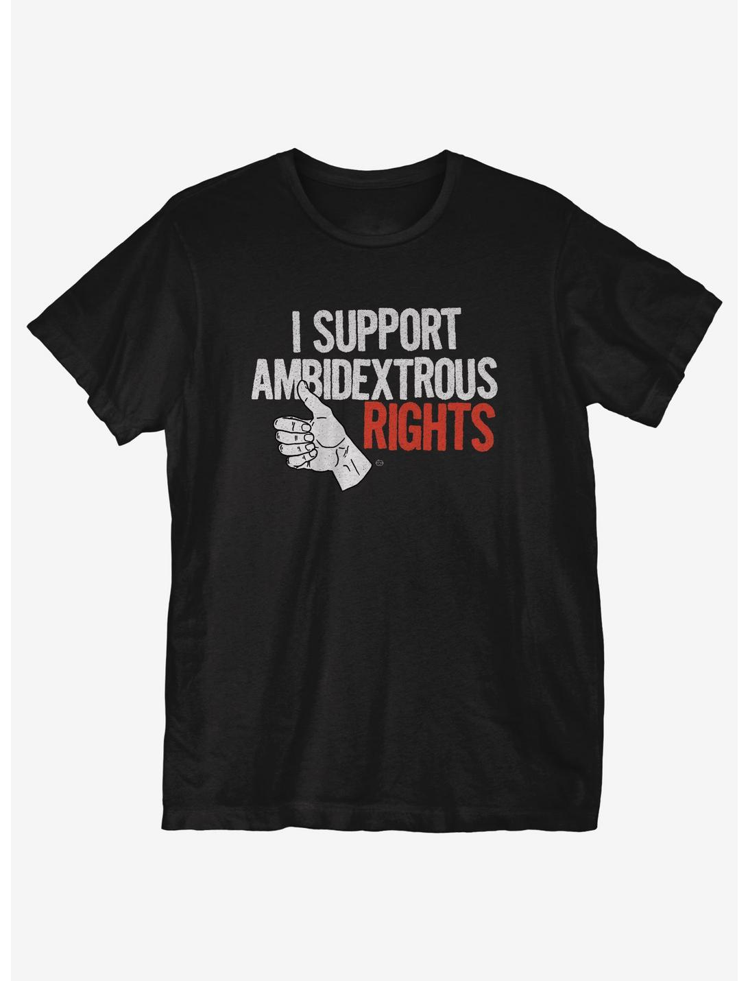 Ambidextrous Rights T-Shirt, BLACK, hi-res
