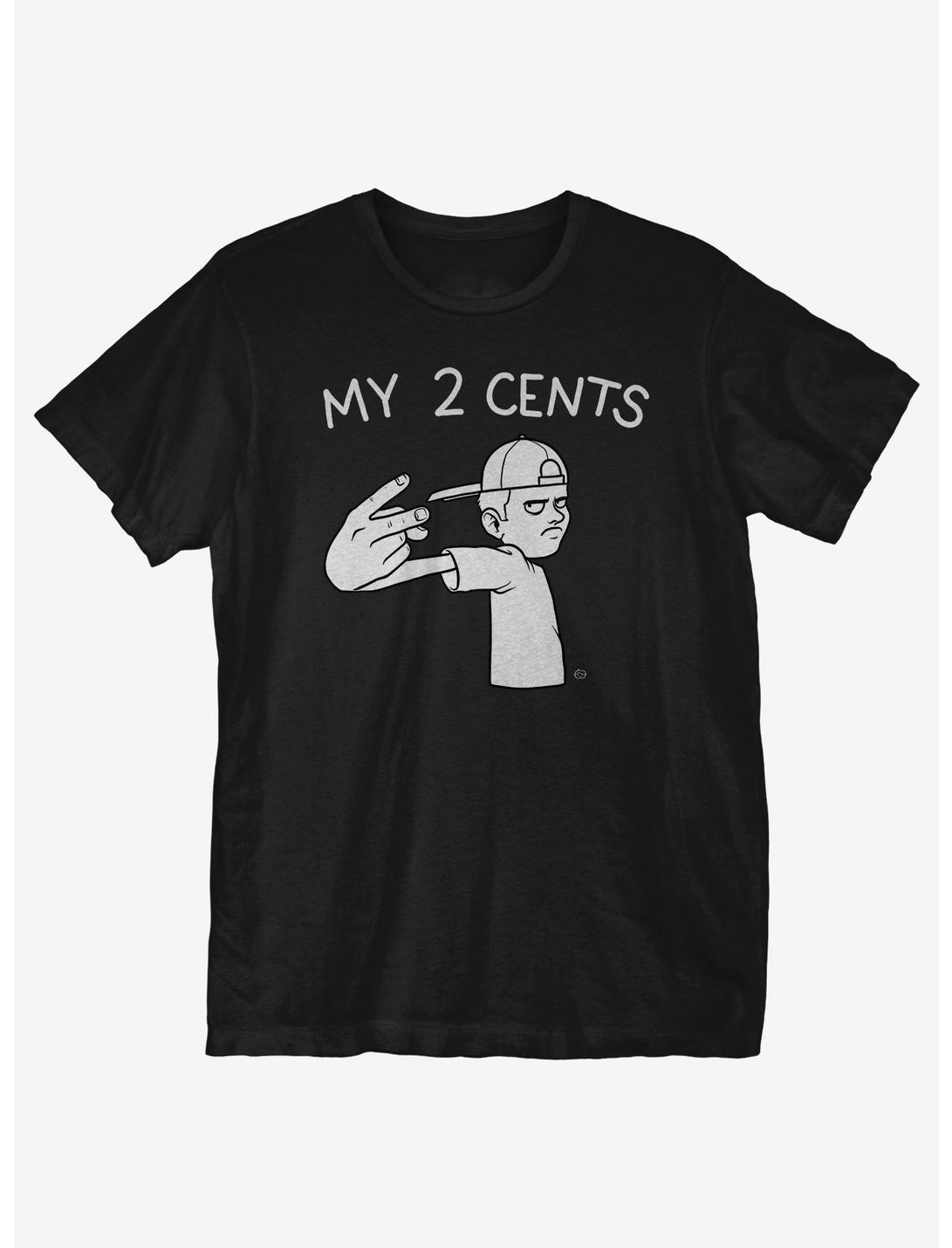 My Two Cents T-Shirt, BLACK, hi-res