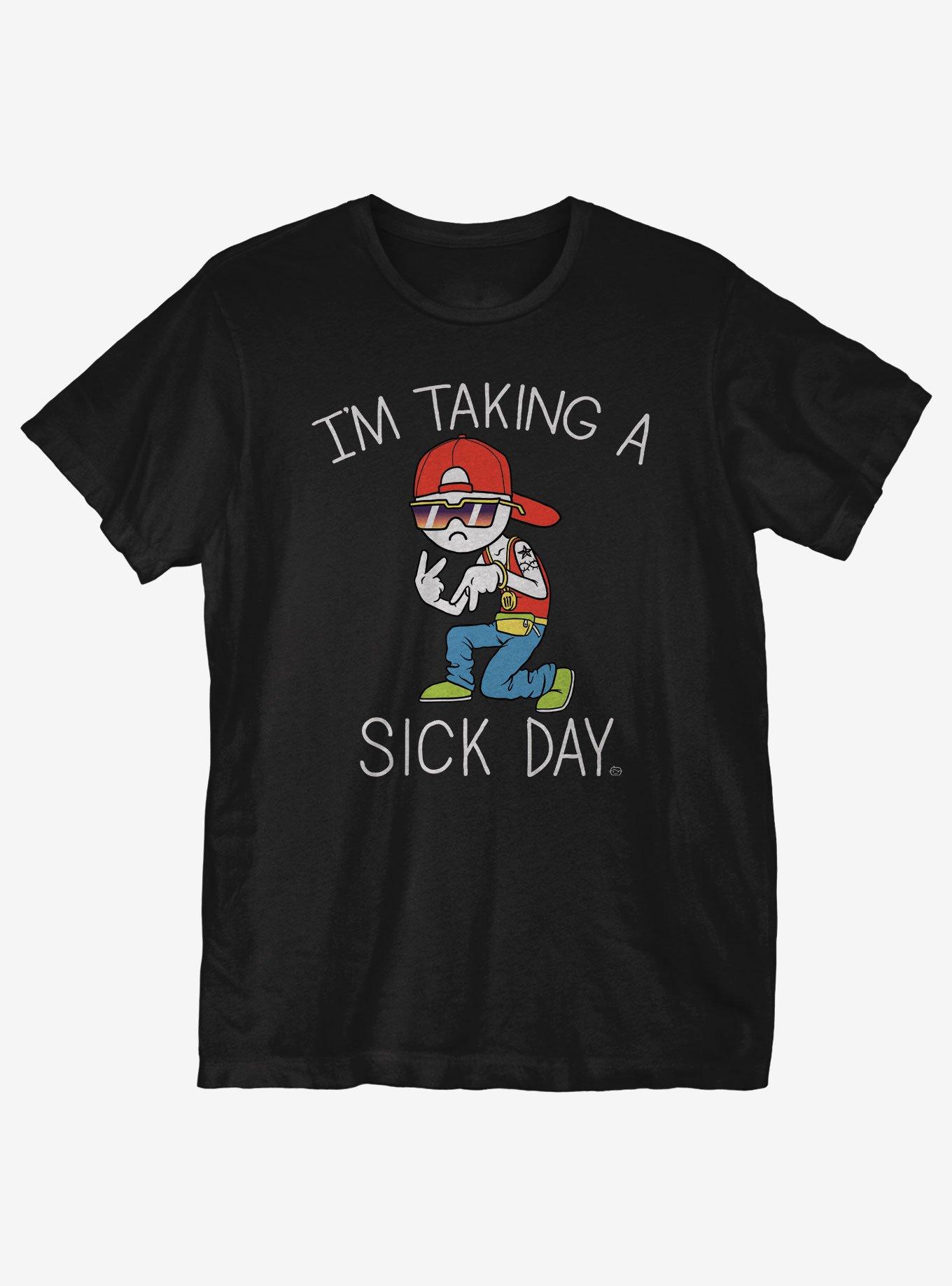 Sick Day T-Shirt, BLACK, hi-res