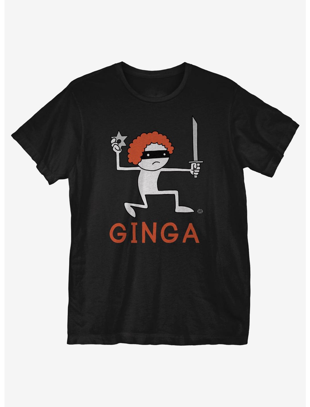Ginga T-Shirt, BLACK, hi-res