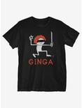 Ginga T-Shirt, BLACK, hi-res