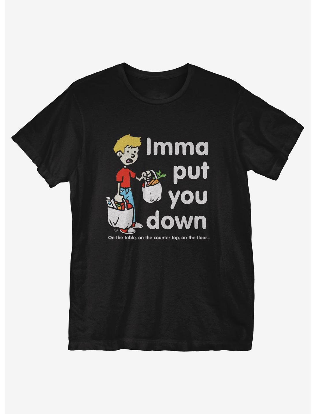 Imma Put The Groceries Down T-Shirt, BLACK, hi-res