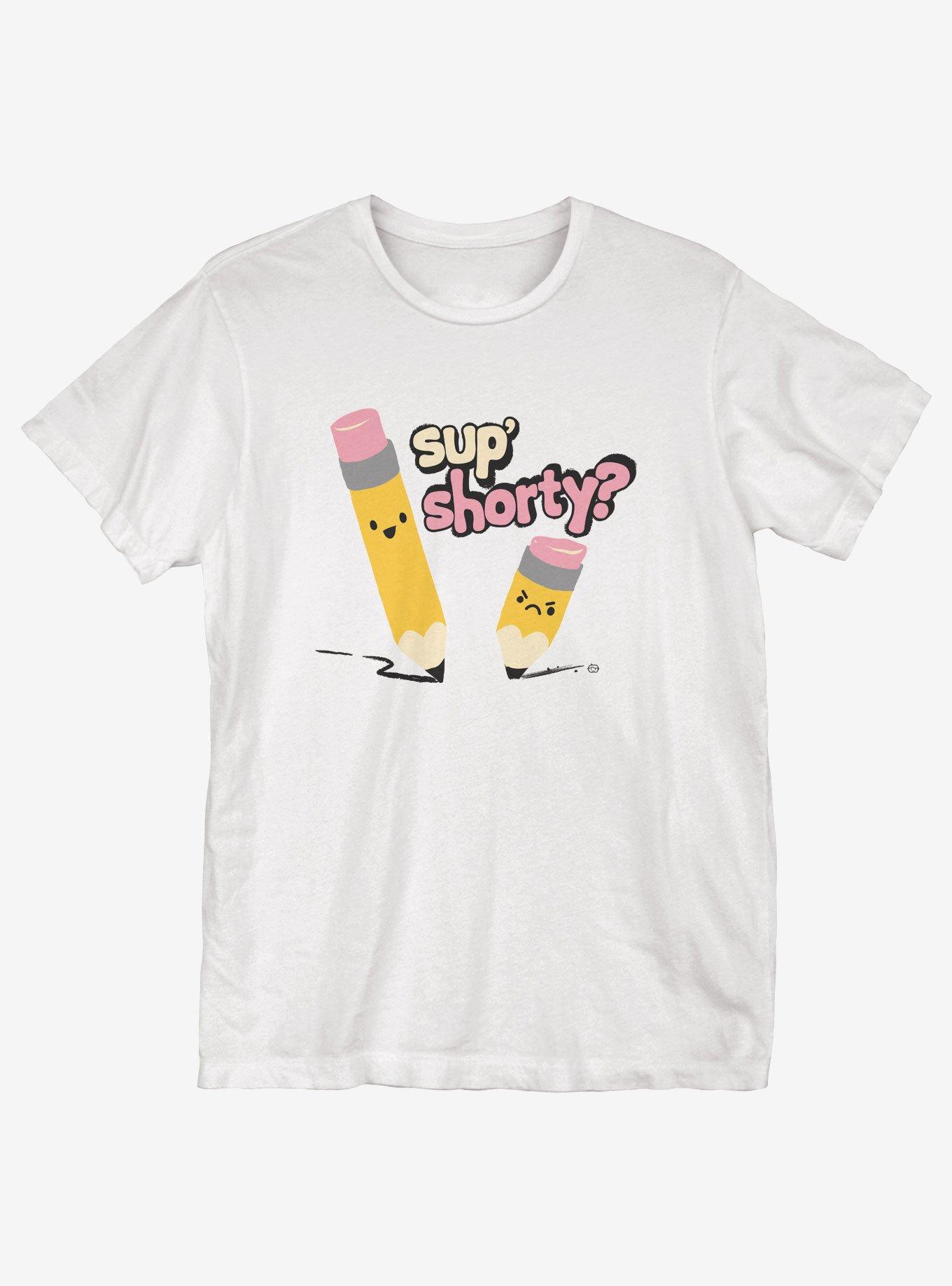 Sup Shorty T-Shirt - WHITE | Hot Topic