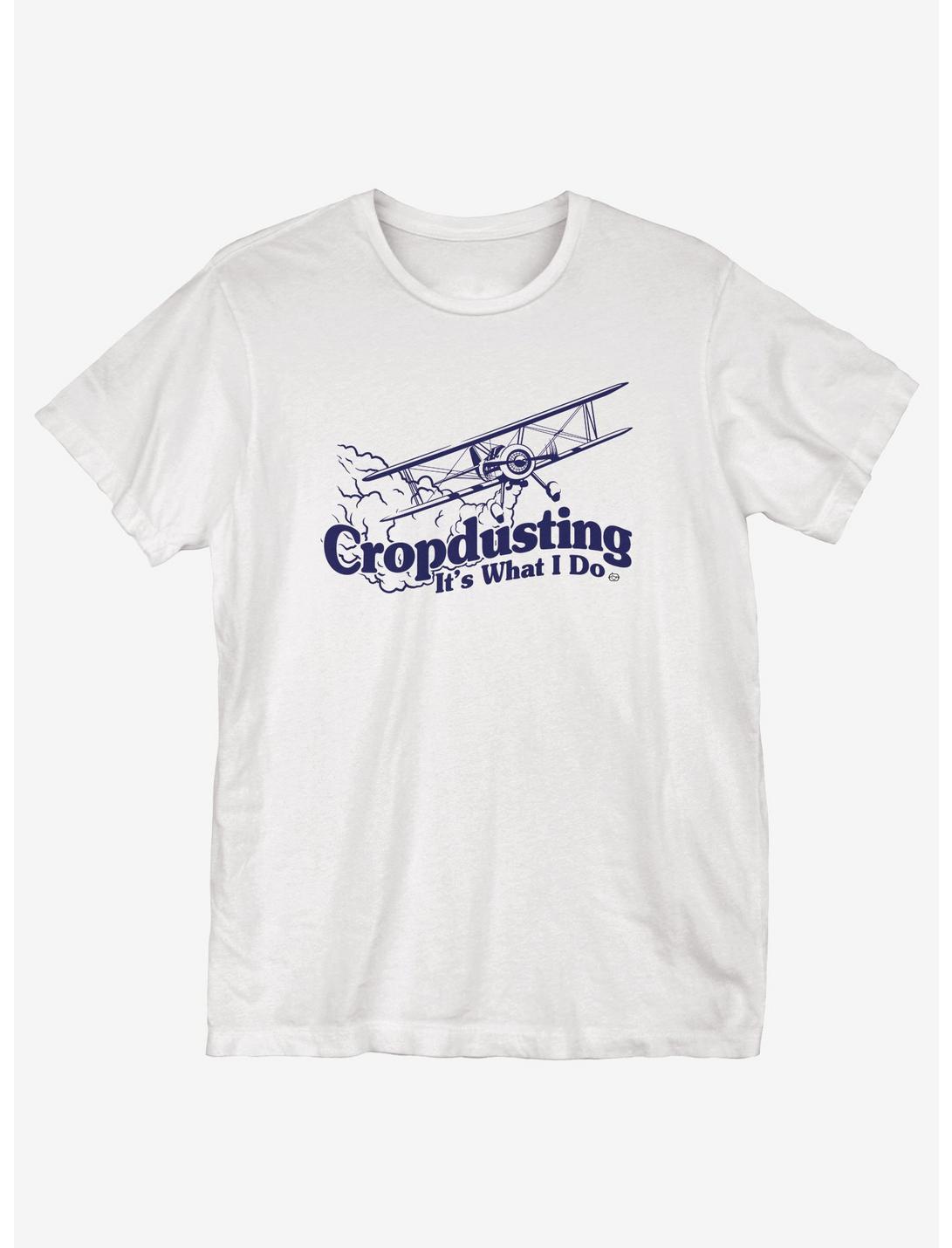 Cropdusting T-Shirt, WHITE, hi-res