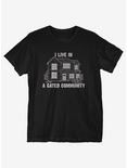 Gated Community T-Shirt, BLACK, hi-res