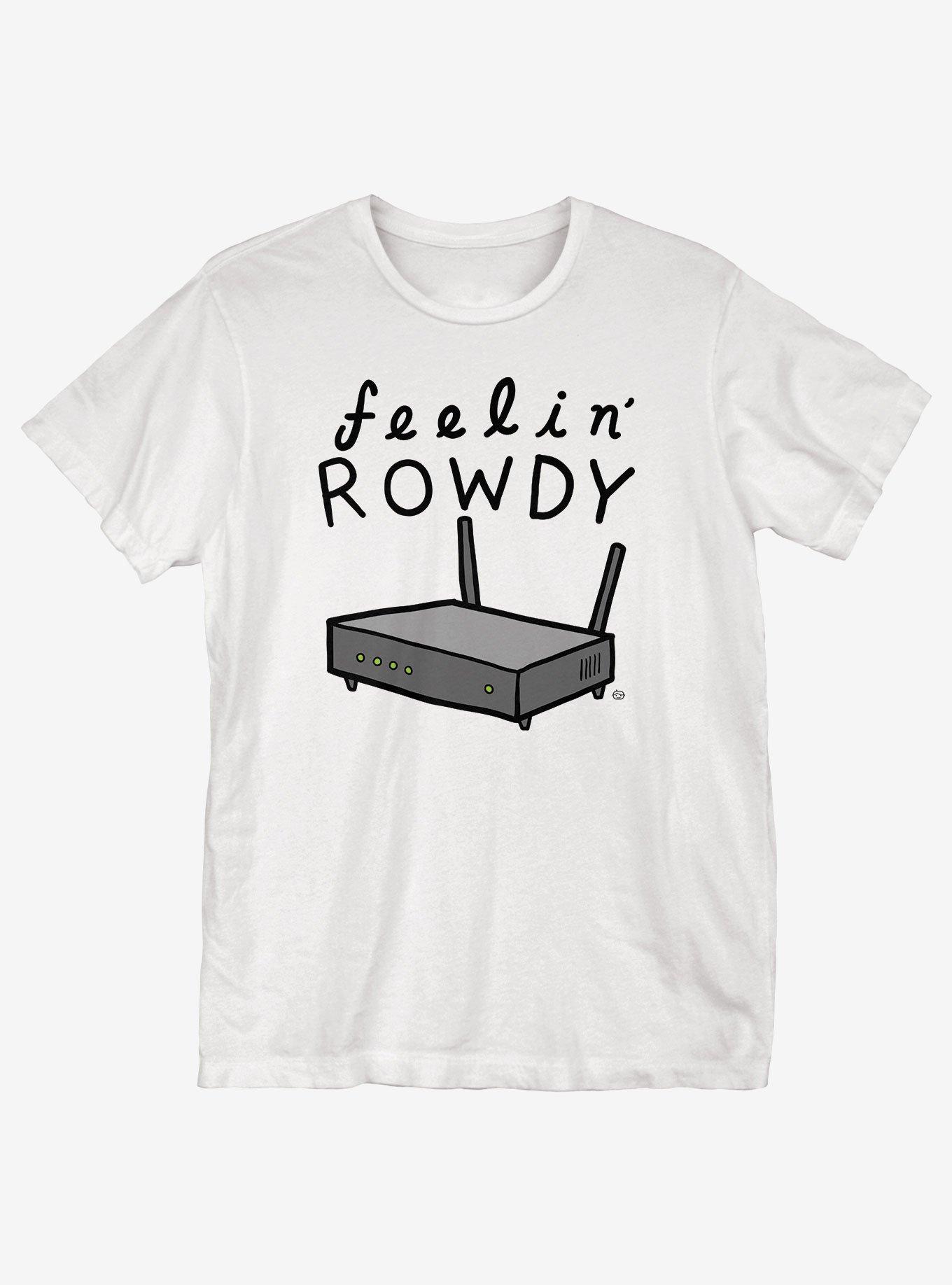 Rowdy T-Shirt, WHITE, hi-res