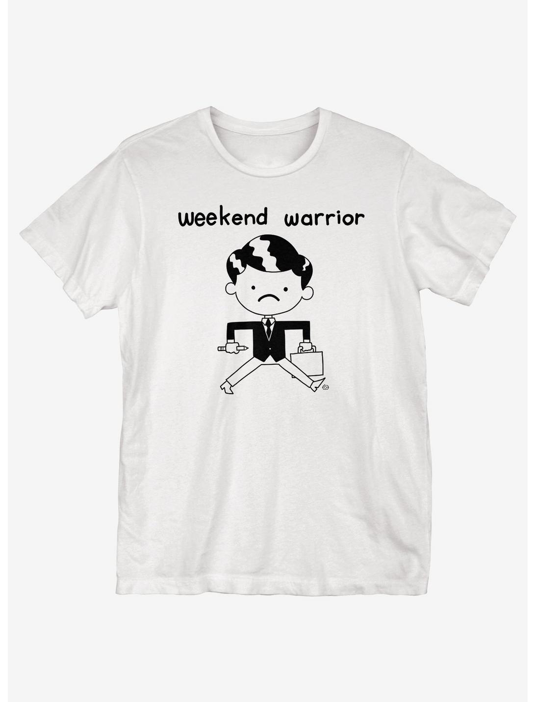Weekend Warrior T-Shirt, WHITE, hi-res