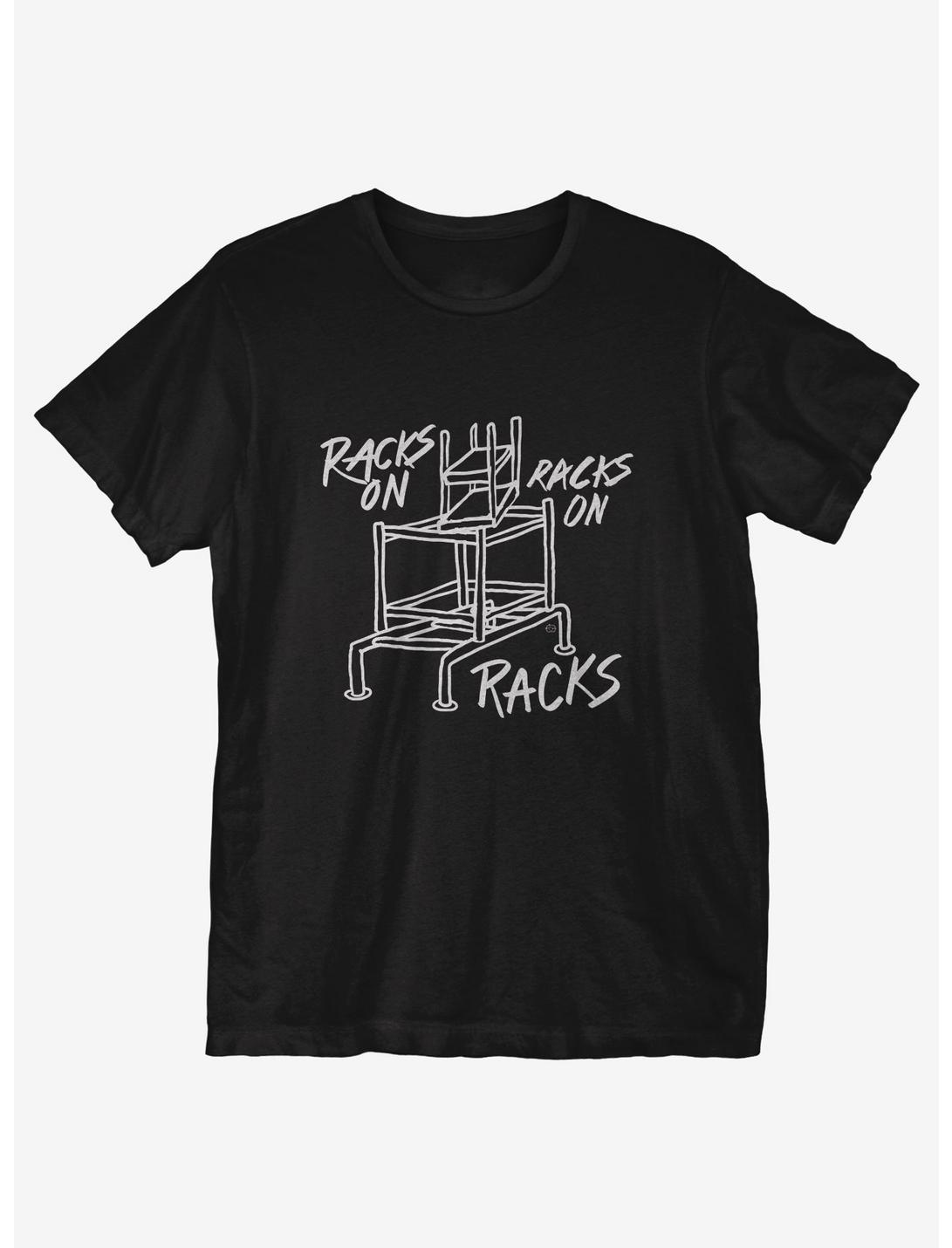 Racks T-Shirt, BLACK, hi-res