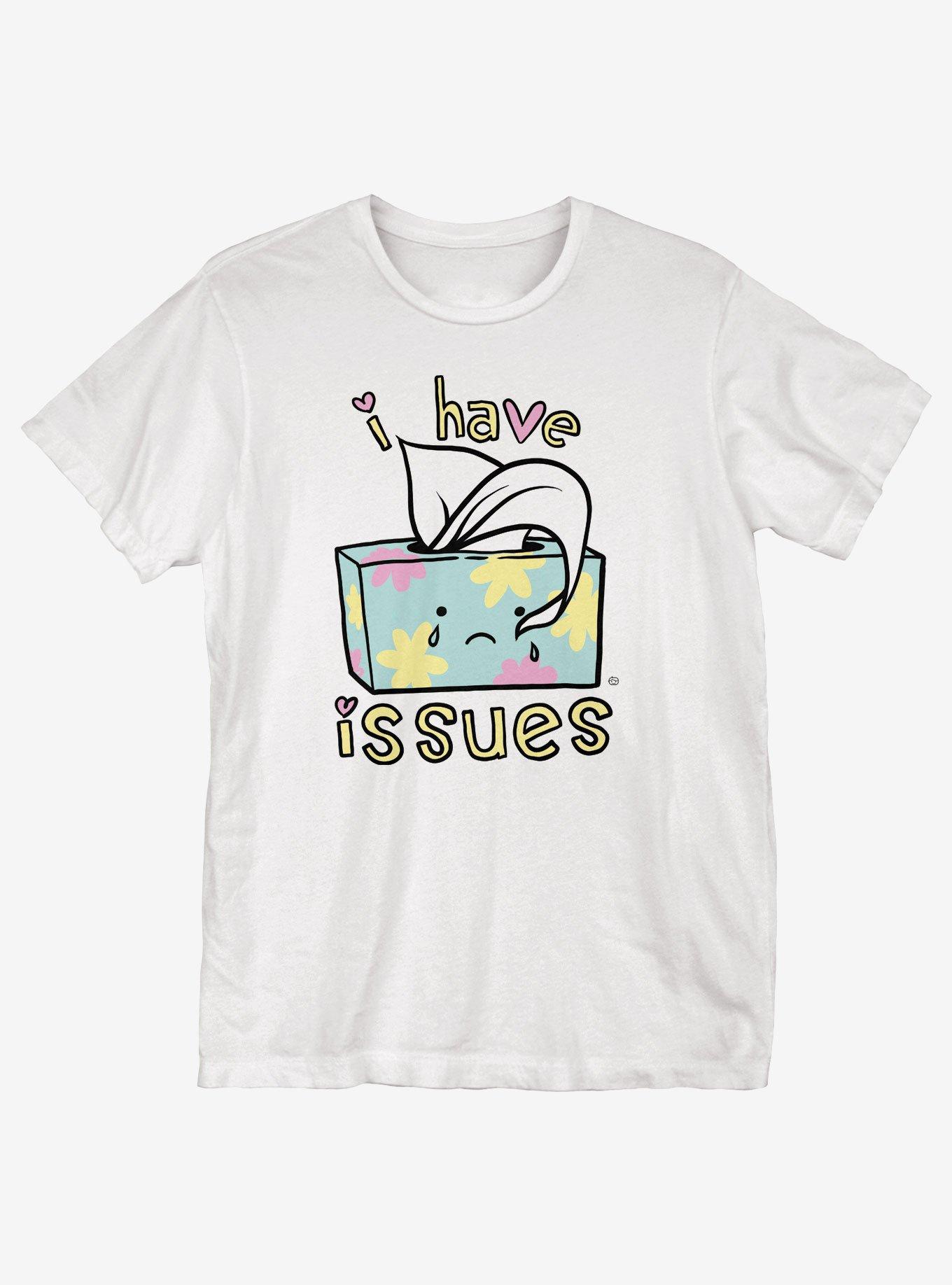 I Have Issues T-Shirt, WHITE, hi-res