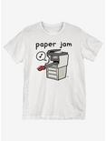 Paper Jam T-Shirt, WHITE, hi-res