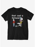 Cost a Fortune T-Shirt, BLACK, hi-res