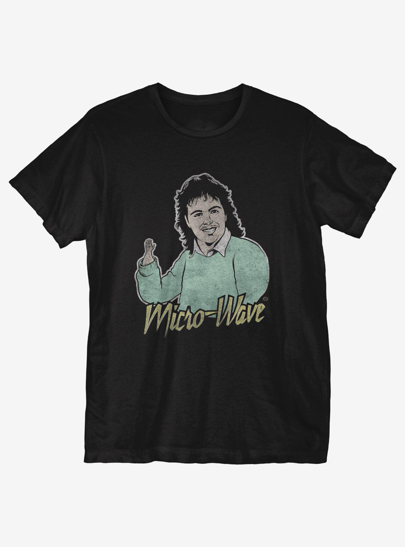 Micro Wave T-Shirt, BLACK, hi-res