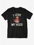 I Love My Hood T-Shirt, BLACK, hi-res
