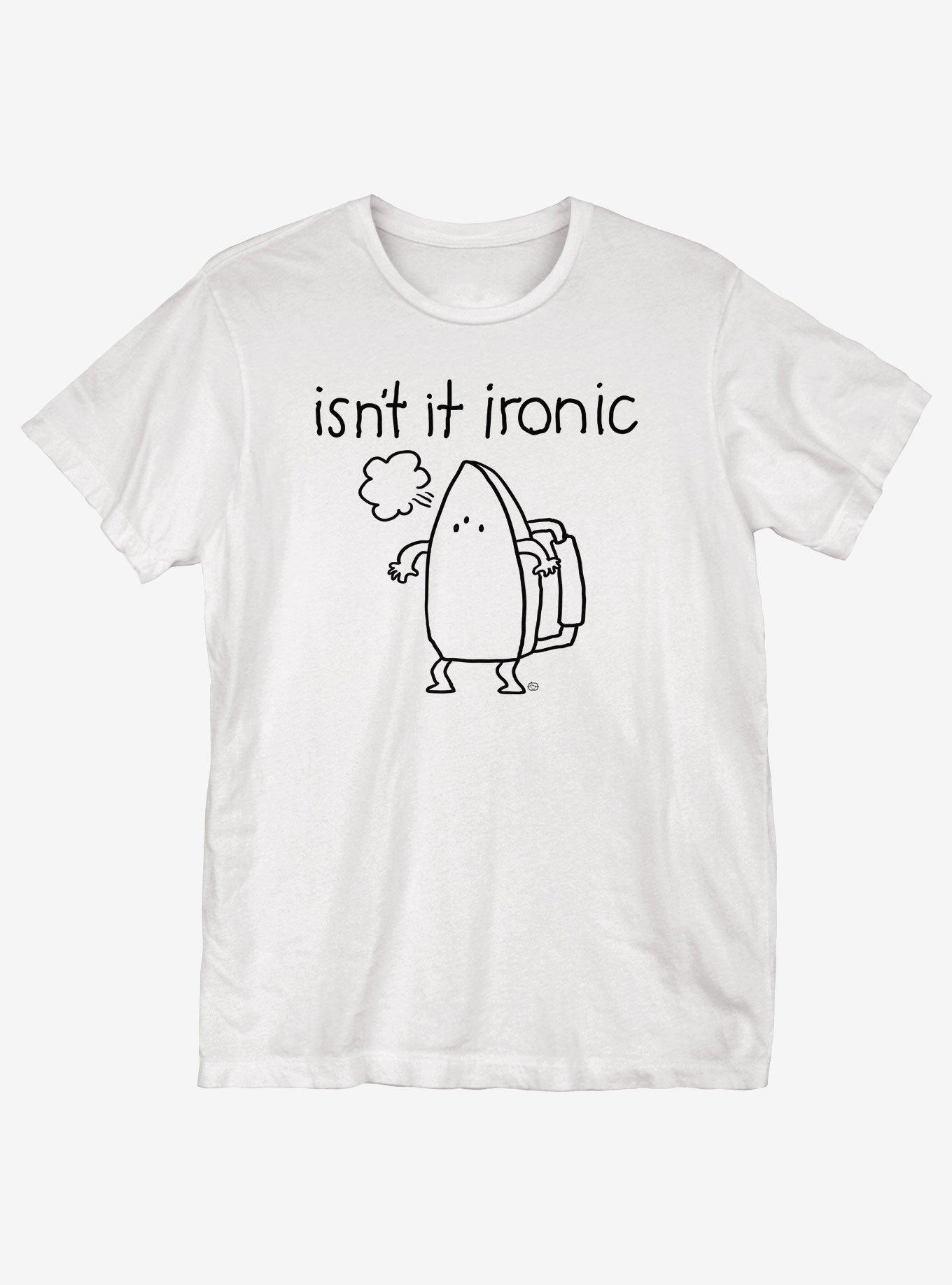 Isn't It Ironic T-Shirt, WHITE, hi-res