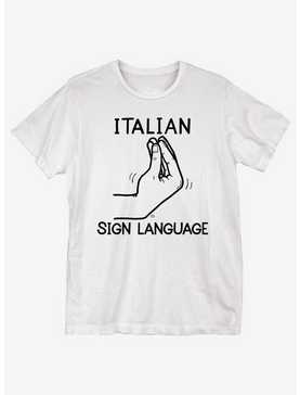 Italian sign Language T-Shirt, , hi-res