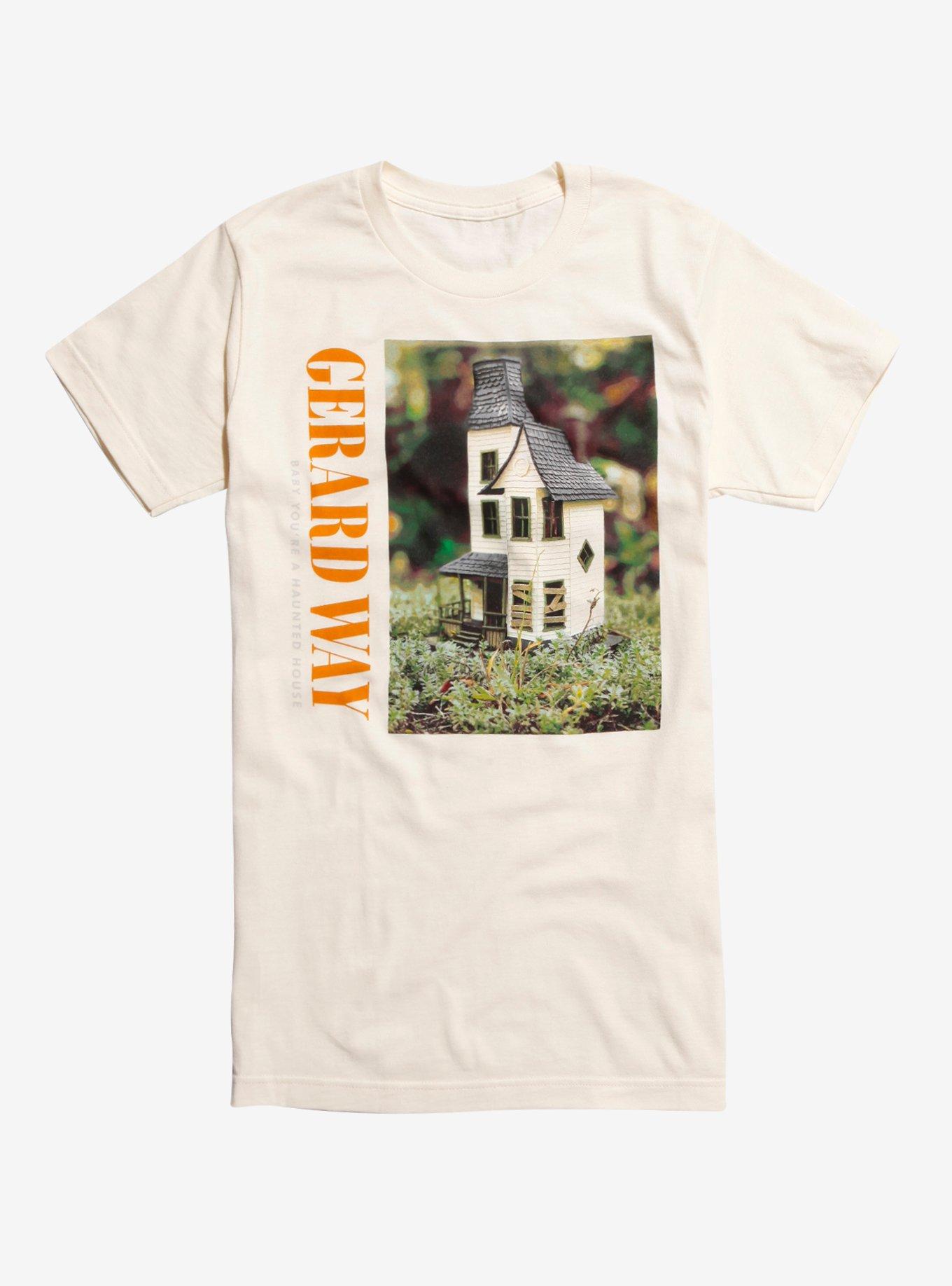 Gerard Way Haunted House T-Shirt, WHITE, hi-res