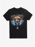 Five Finger Death Punch Symbol Skull T-Shirt, BLACK, hi-res