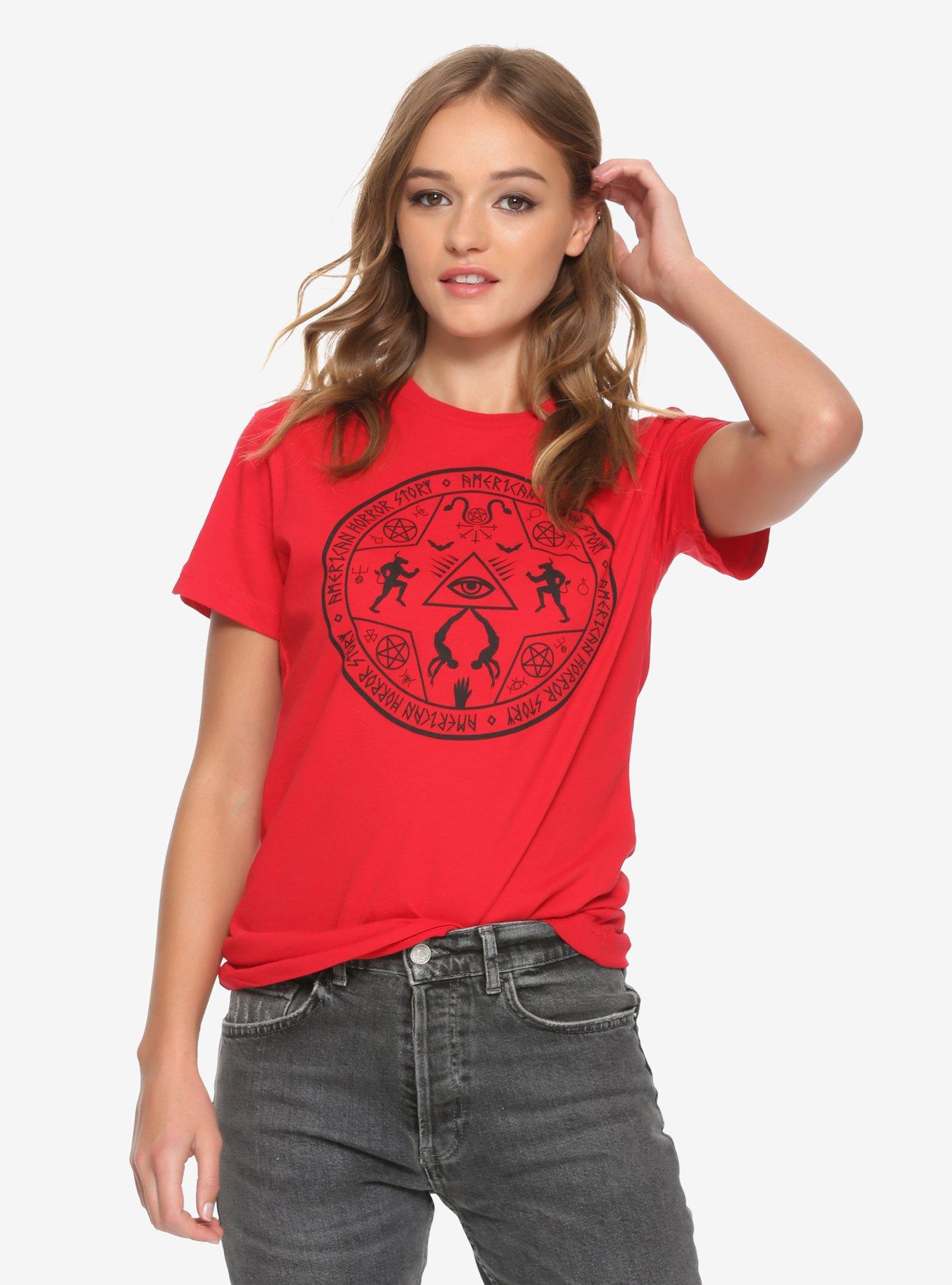 American Horror Story Season Premiere Dates Girls T-Shirt, BLACK, hi-res