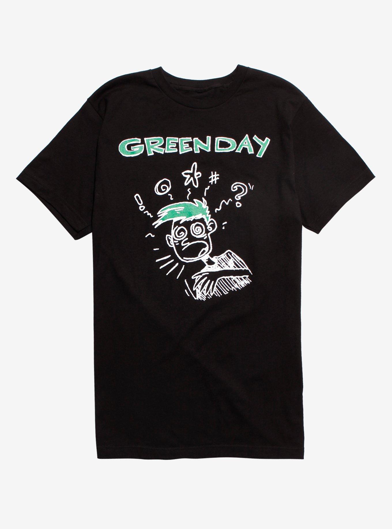 Green Day Doodle T-Shirt | Hot Topic