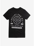 Bullet For My Valentine BFMV Circle Logo T-Shirt, BLACK, hi-res