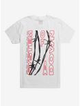 System Of A Down Barbed Wire T-Shirt, WHITE, hi-res
