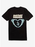 Mayday Parade Skeleton Hands Heart T-Shirt, BLACK, hi-res
