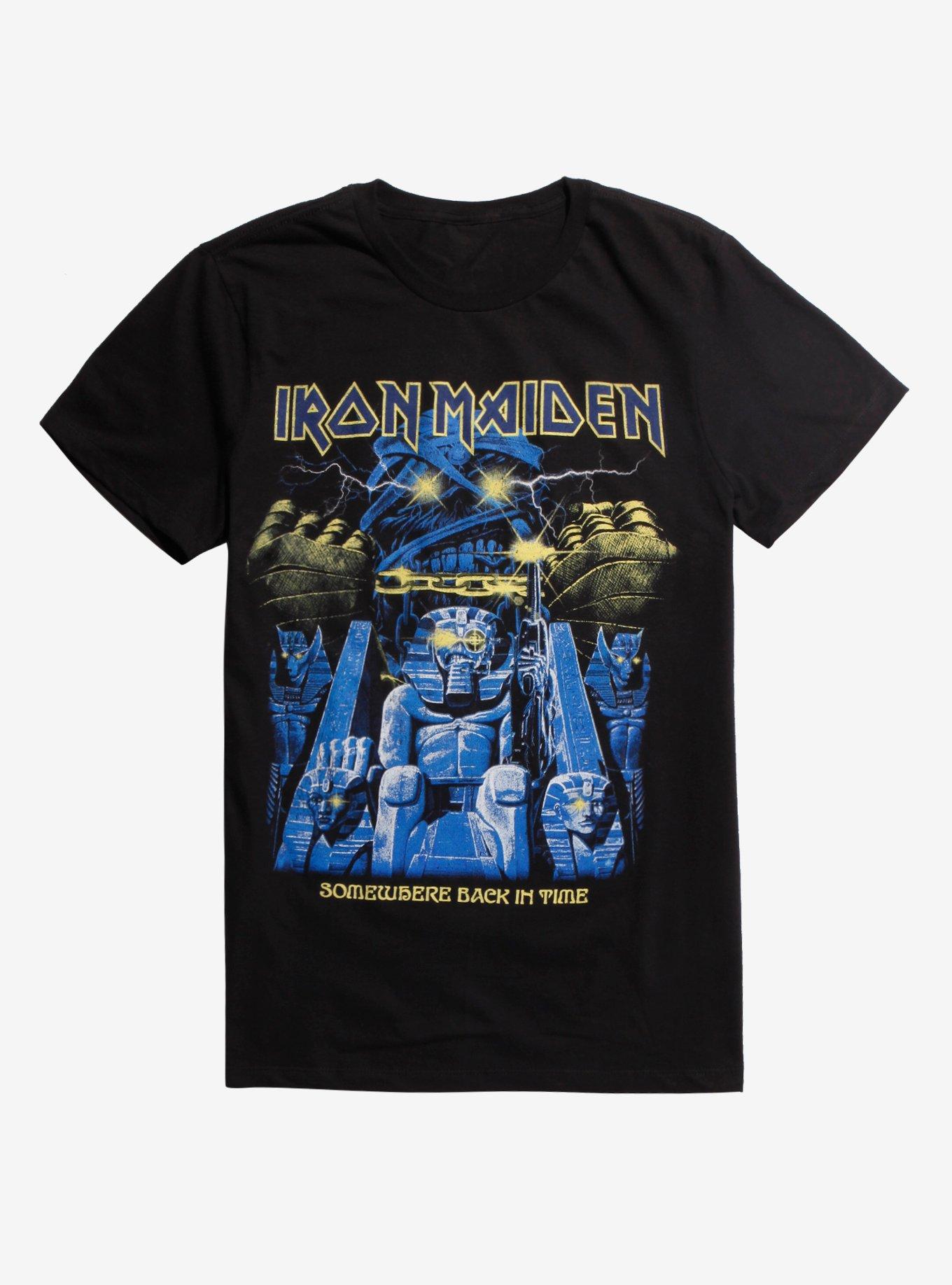 Iron Maiden Somewhere Back In Time T-Shirt, BLACK, hi-res