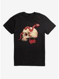 Lamb Of God Snake Skull Logo T-Shirt, BLACK, hi-res