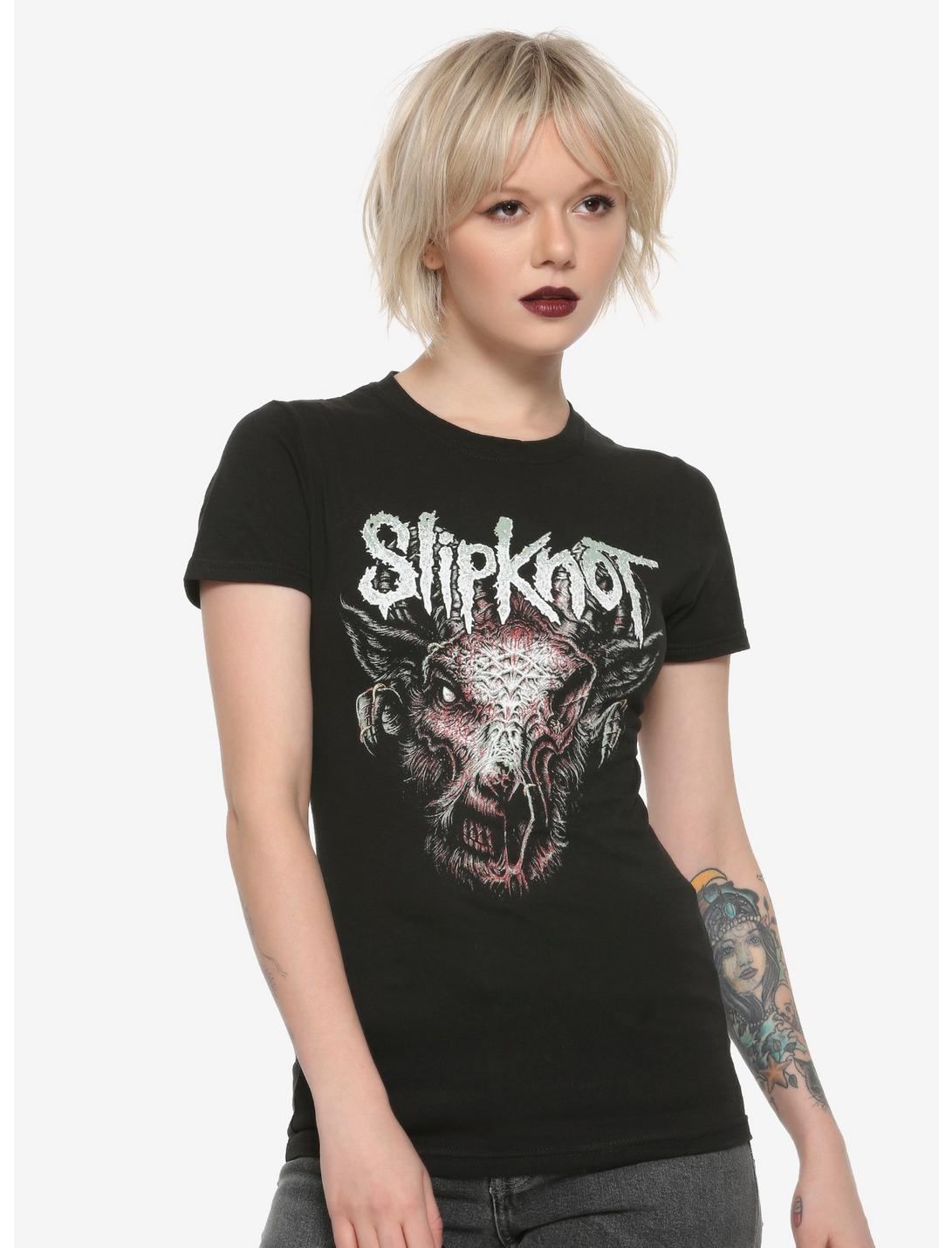 Slipknot Demon Goat Girls T-Shirt, BLACK, hi-res