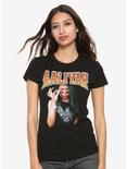 Aaliyah Pop Sunglasses Girls T-Shirt, BLACK, hi-res