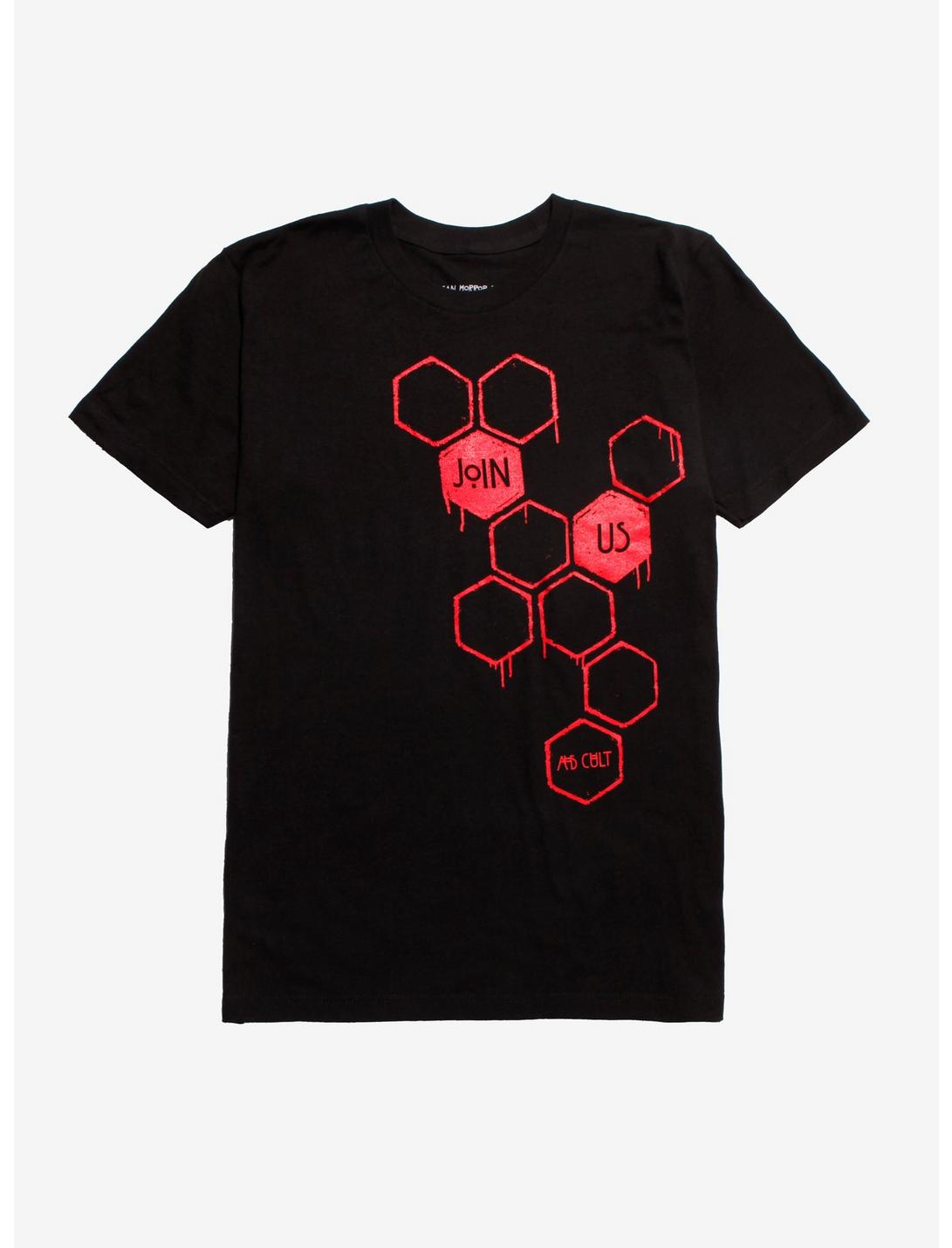 American Horror Story: Cult Honeycomb T-Shirt, RED, hi-res