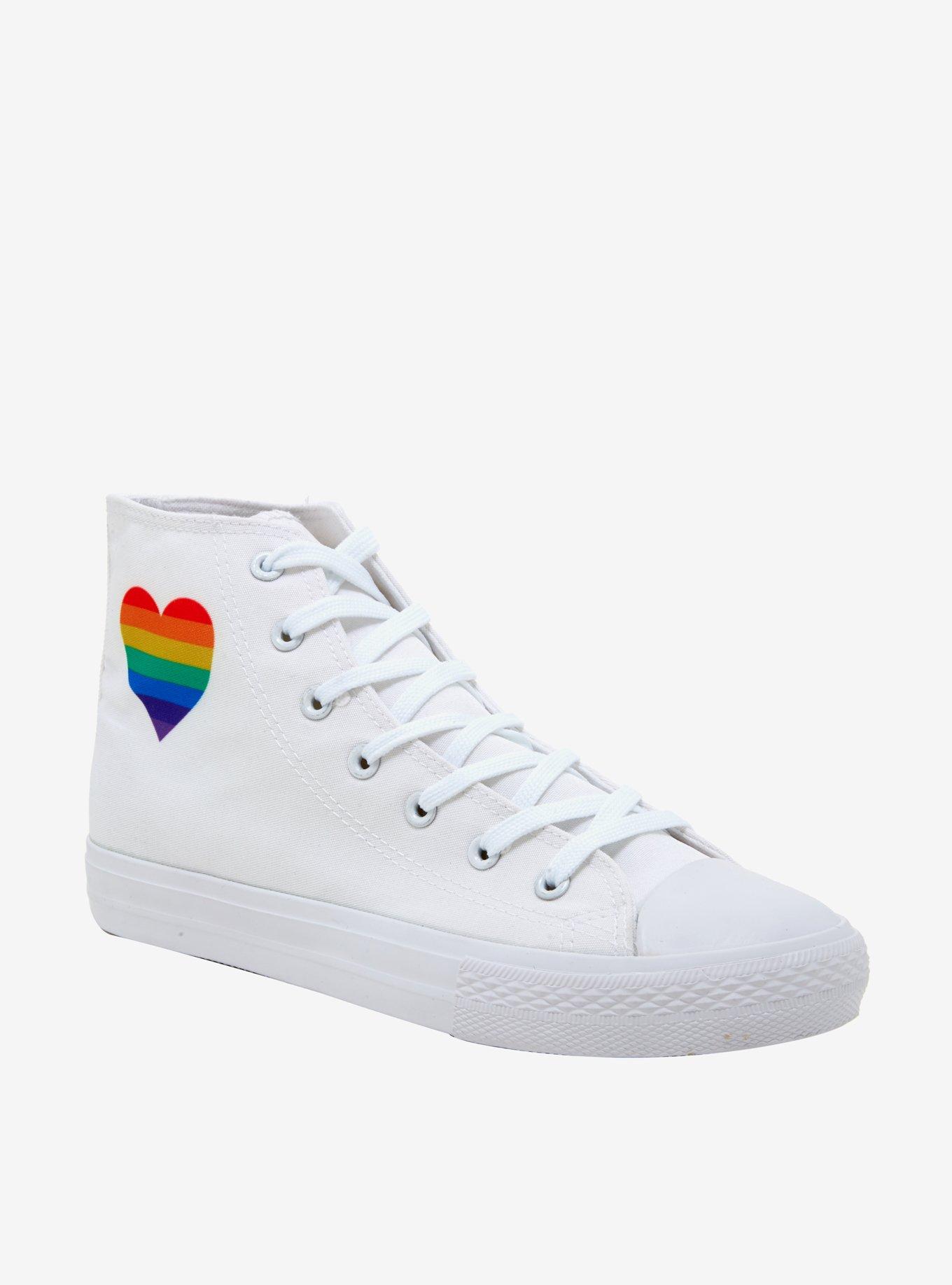 High Top Multi Heart Sneakers
