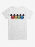 Disney Mickey Mouse Rainbow Faces T-Shirt, MULTI, hi-res