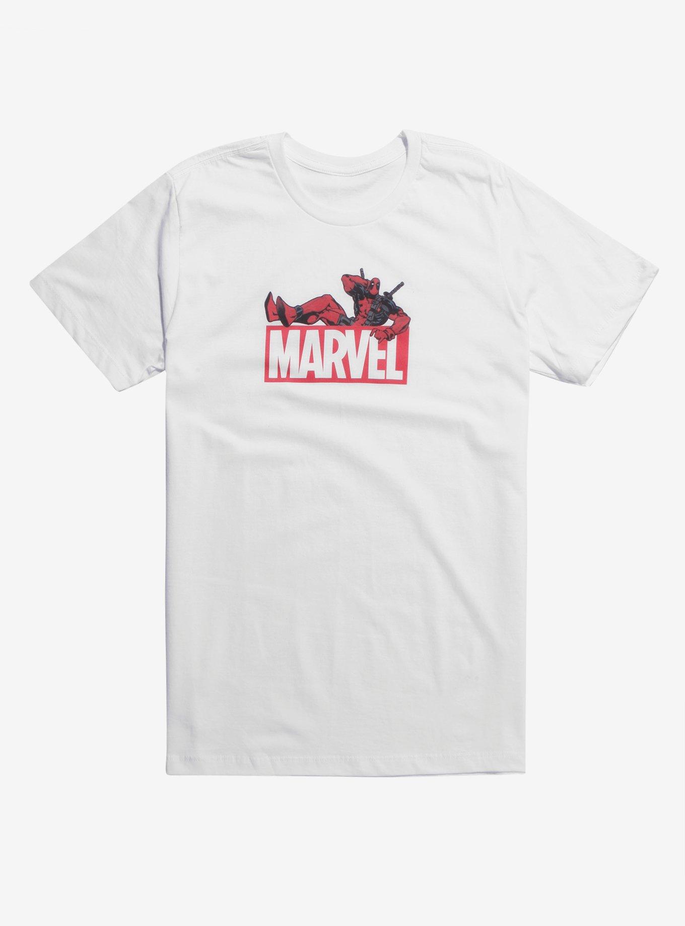 Marvel Deadpool Laid Back T-Shirt, RED, hi-res