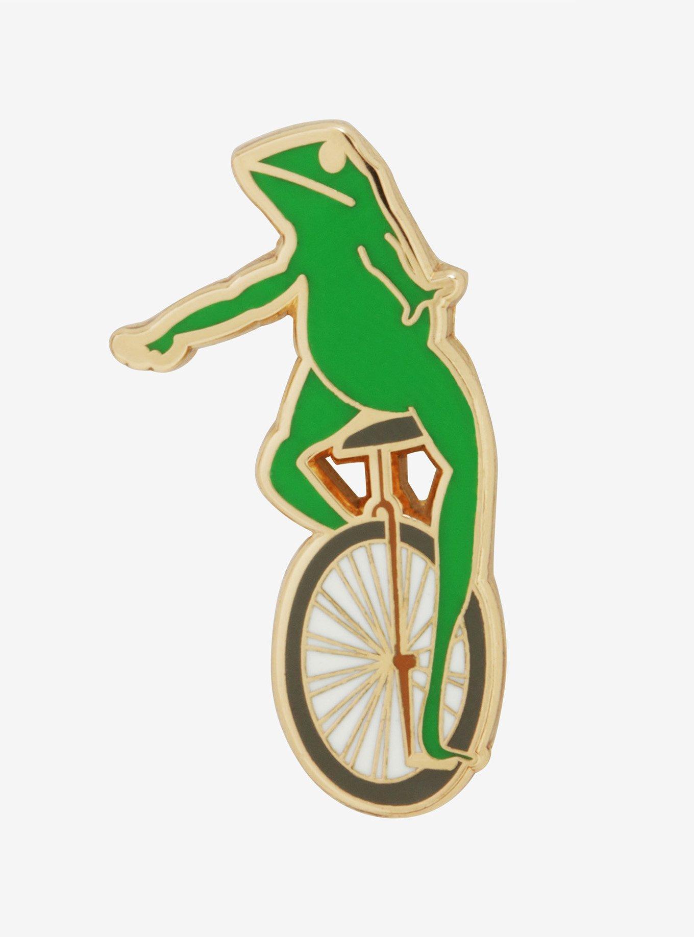 Pin God Frog Unicycle DAT BOI Enamel Pin, , hi-res