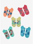 Disney Lilo & Stitch Tiny Poses Ankle Socks 5 Pair, , hi-res