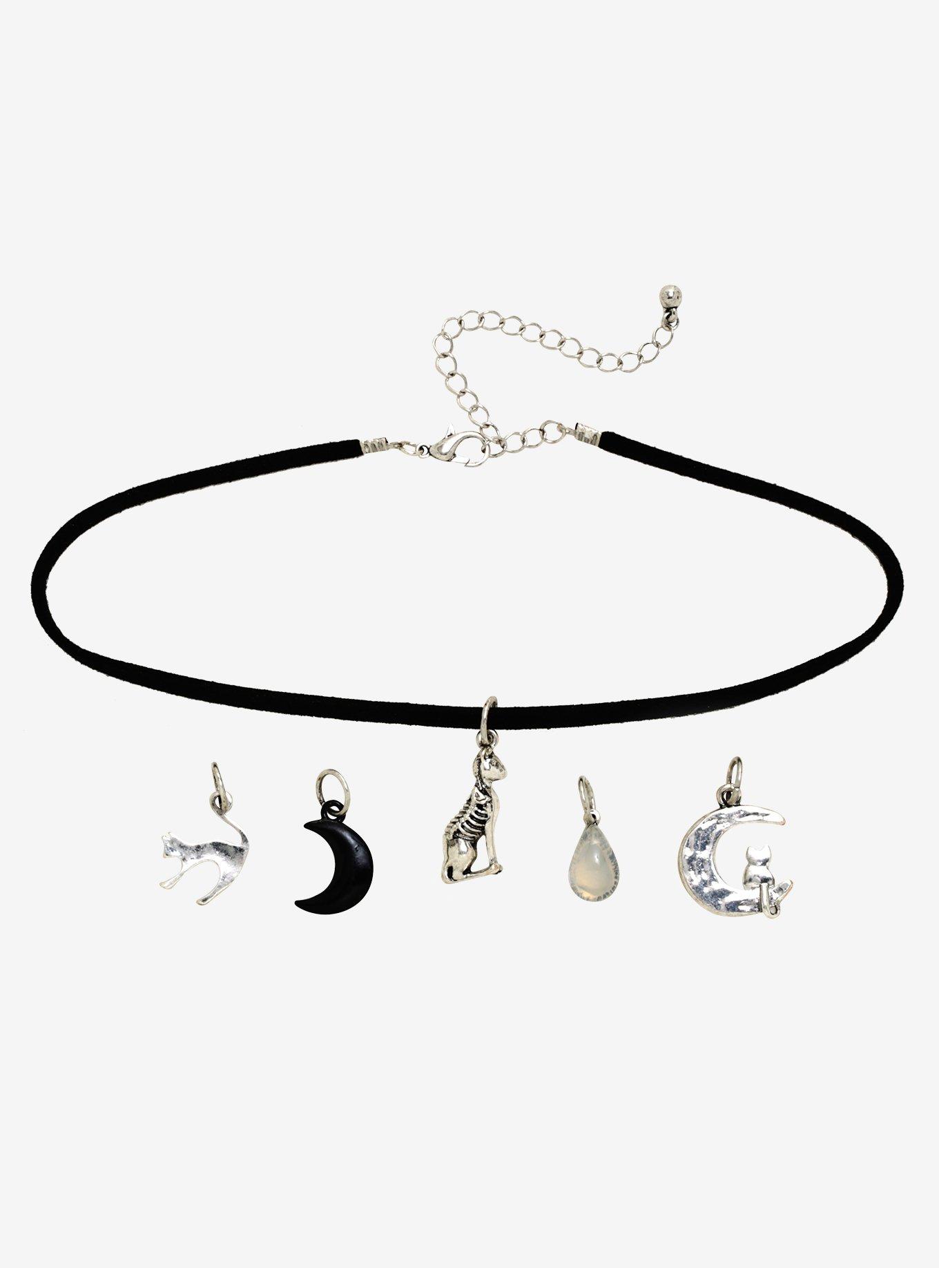 Cat Interchangeable Charm Choker, , hi-res