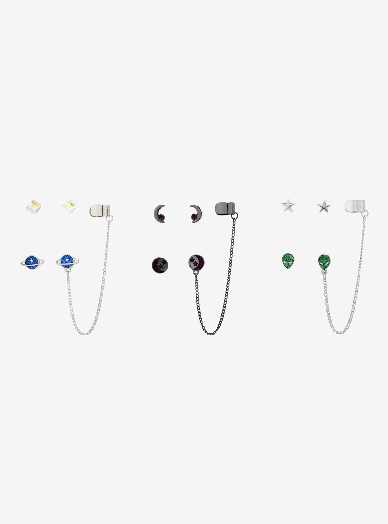 Space Cuff Earring Set, , hi-res