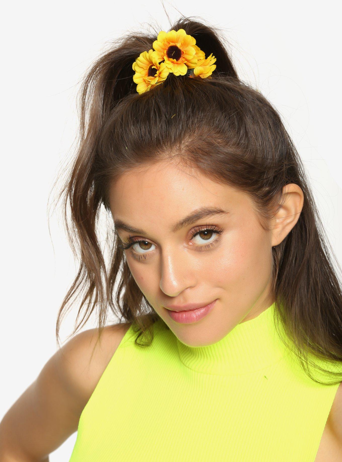 Sunflower Hair Tie, , hi-res