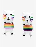 Cat Rainbow Front/Back Earrings, , hi-res
