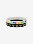 Pride Love Wins Rubber Bracelet Set, , hi-res
