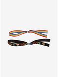 Pride Rainbow Fabric Bracelet Set, , hi-res