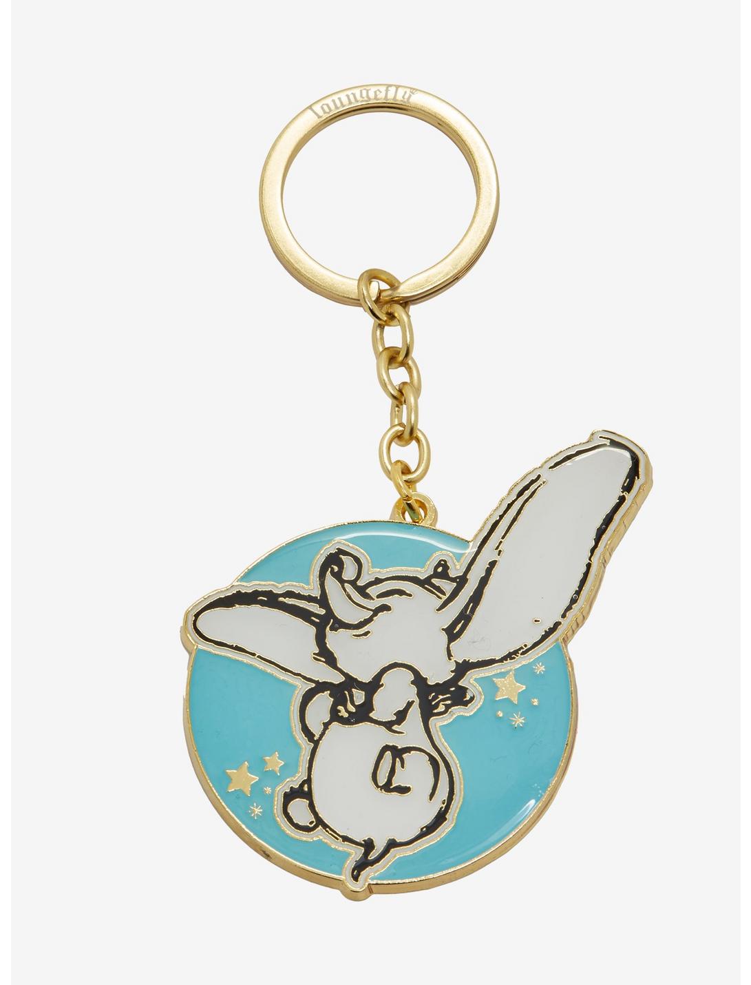 Loungefly Disney Dumbo Flying Key Chain - BoxLunch Exclusive, , hi-res