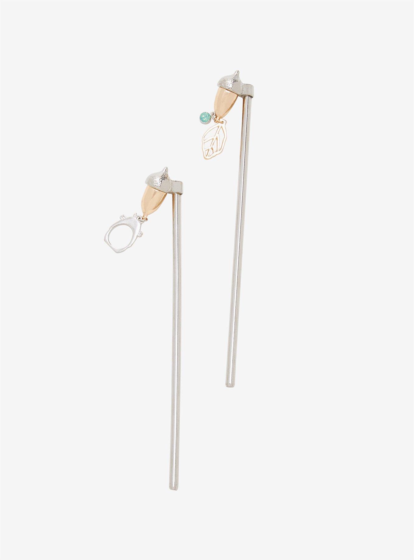Studio Ghibli My Neighbor Totoro Acorn Hair Sticks, , hi-res