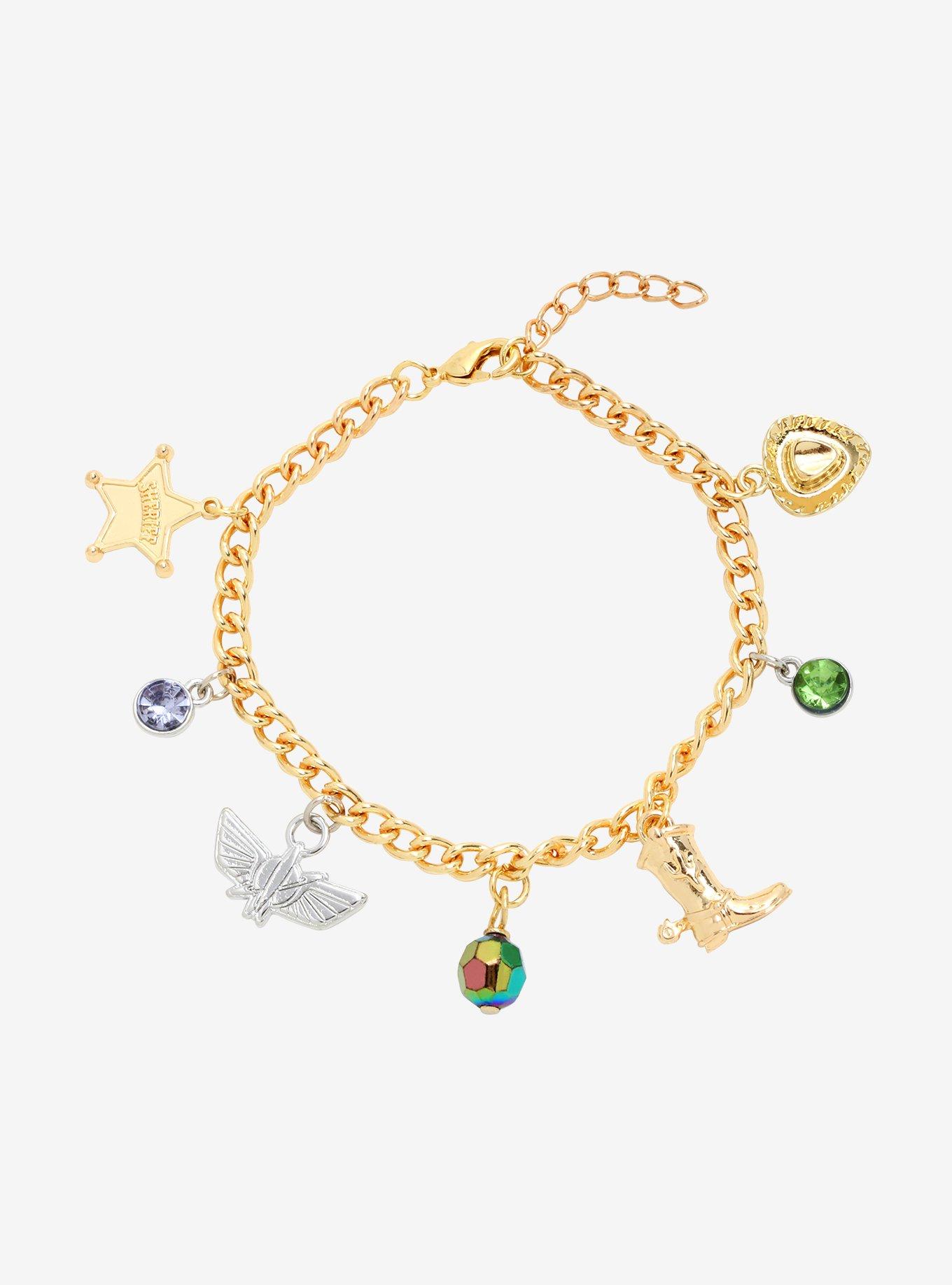 Disney Pixar Toy Story Woody & Buzz Charm Bracelet, , hi-res