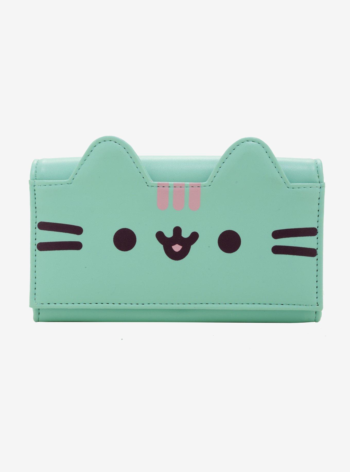 Pusheen Mint Flap Wallet, , hi-res